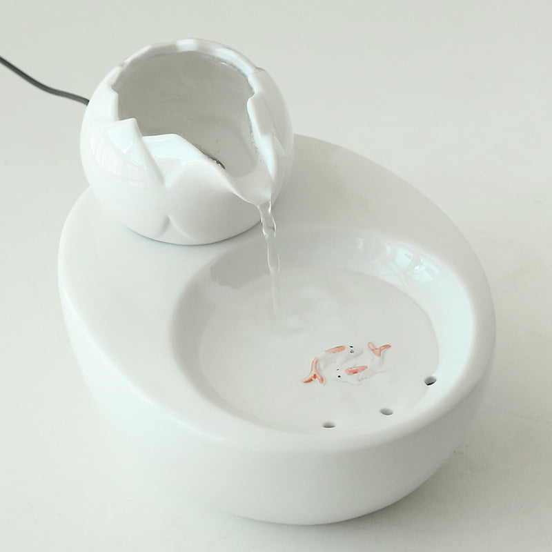 Smart Ceramic Fountain Automatic Circulating Water