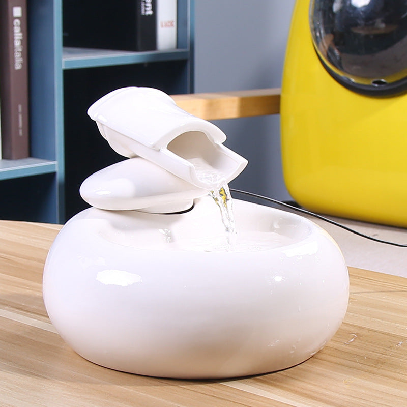 Smart Ceramic Fountain Automatic Circulating Water
