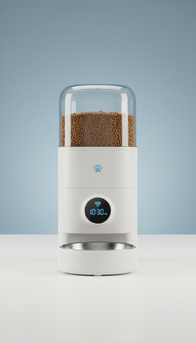 Smart App-Connected Pet Feeder